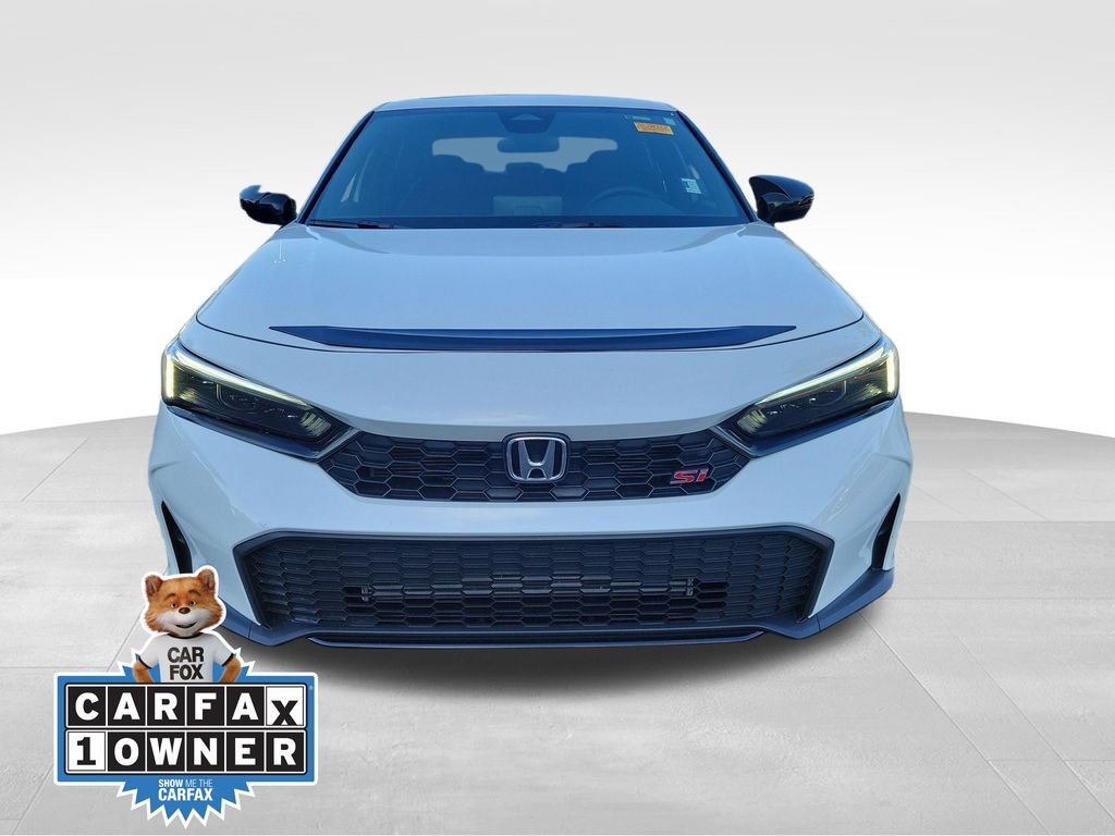 Certified Used 2025 Platinum White Pearl Honda SI image 8