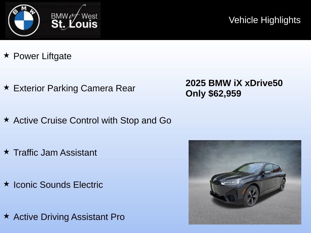 Used 2025 Gray BMW xDrive50 image 16