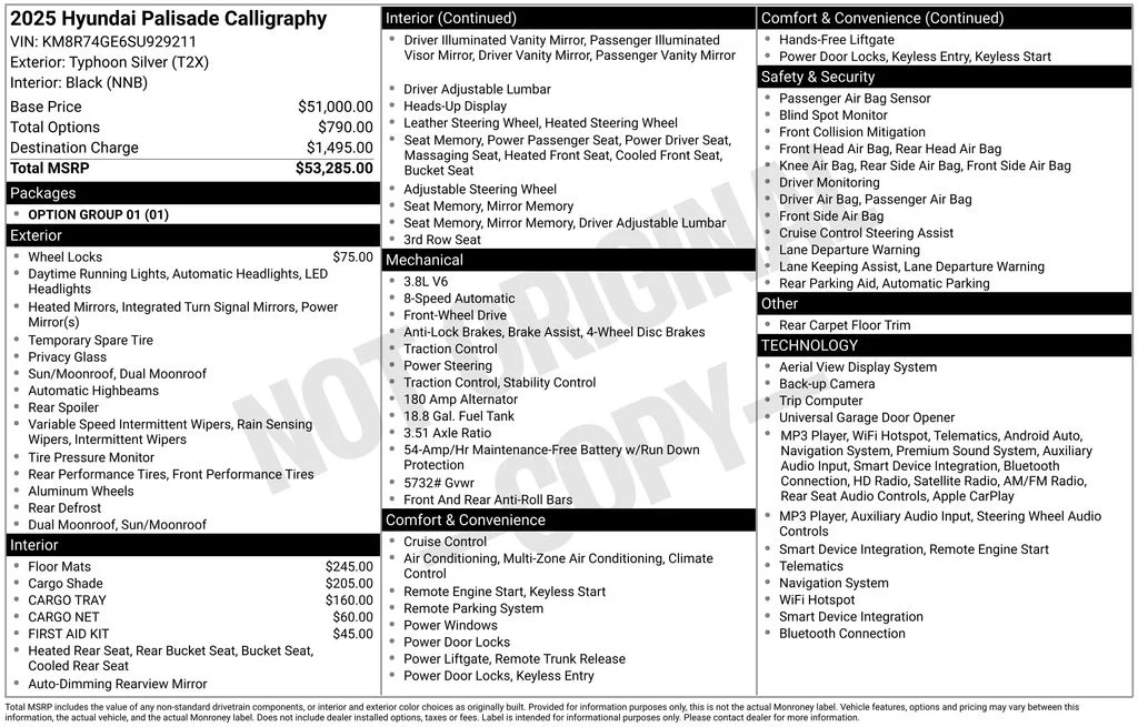 Used 2025 Silver Hyundai Calligraphy image 11