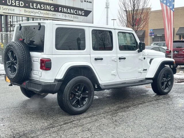 Certified Used 2022 White/off-white Jeep Unlimited Sahara Altitude image 8