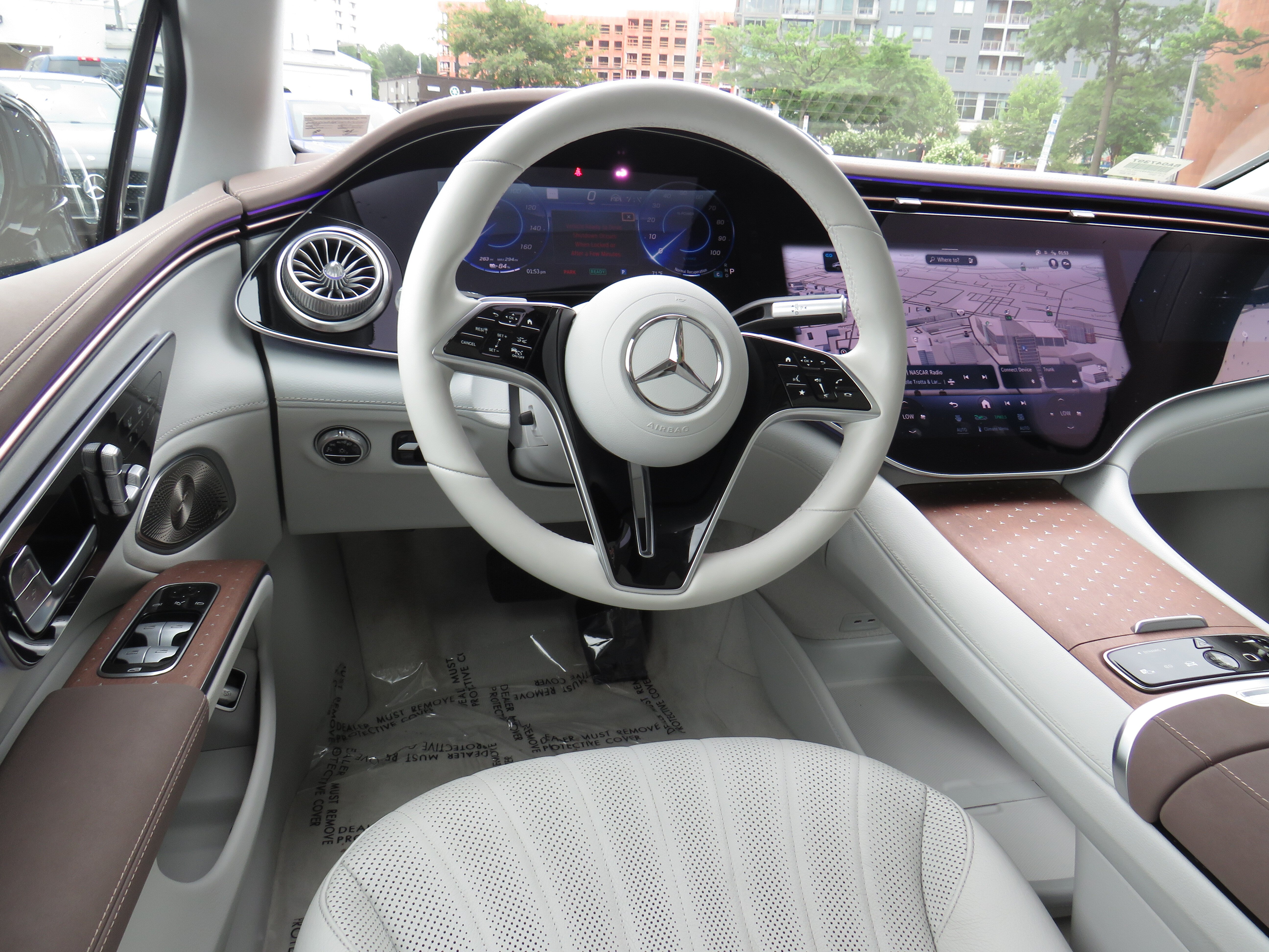 Certified Used 2024 Nautical Blue Metallic Mercedes-Benz EQS 450+ image 10