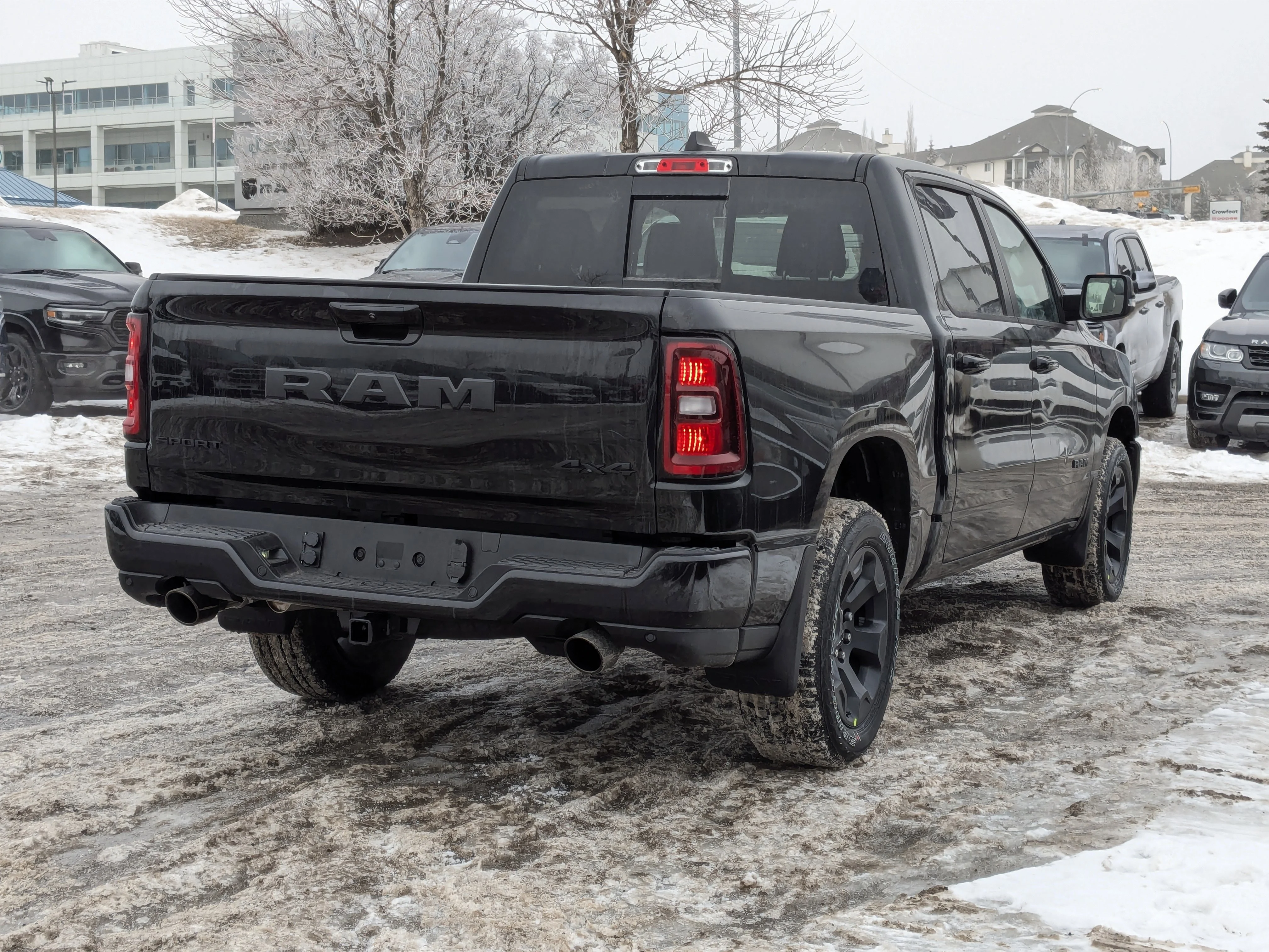 New 2026 Black RAM Sport - - 4x4 - Panoramic Sunroof - Sport Performance Hood - Hurricane Turbo - 3.92 Axle & More! image 8