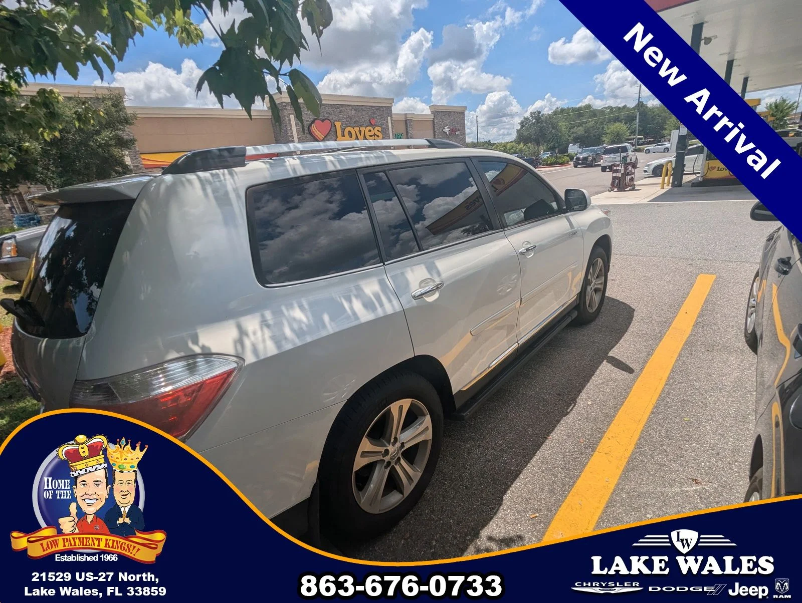 Used 2013 Toyota Highlander Limited with VIN 5TDDK3EH0DS256508 for sale in Lake Wales, FL