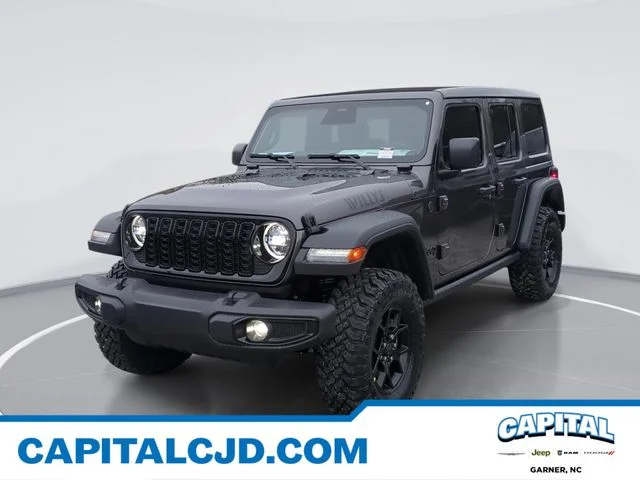 New 2026 Granite Crystal Metallic Clearcoat Jeep Willys image 1