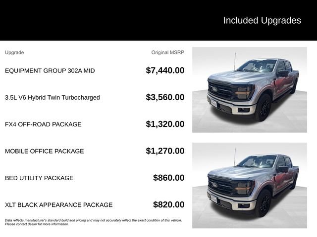 Used 2025 Silver Metallic Ford XLT image 5