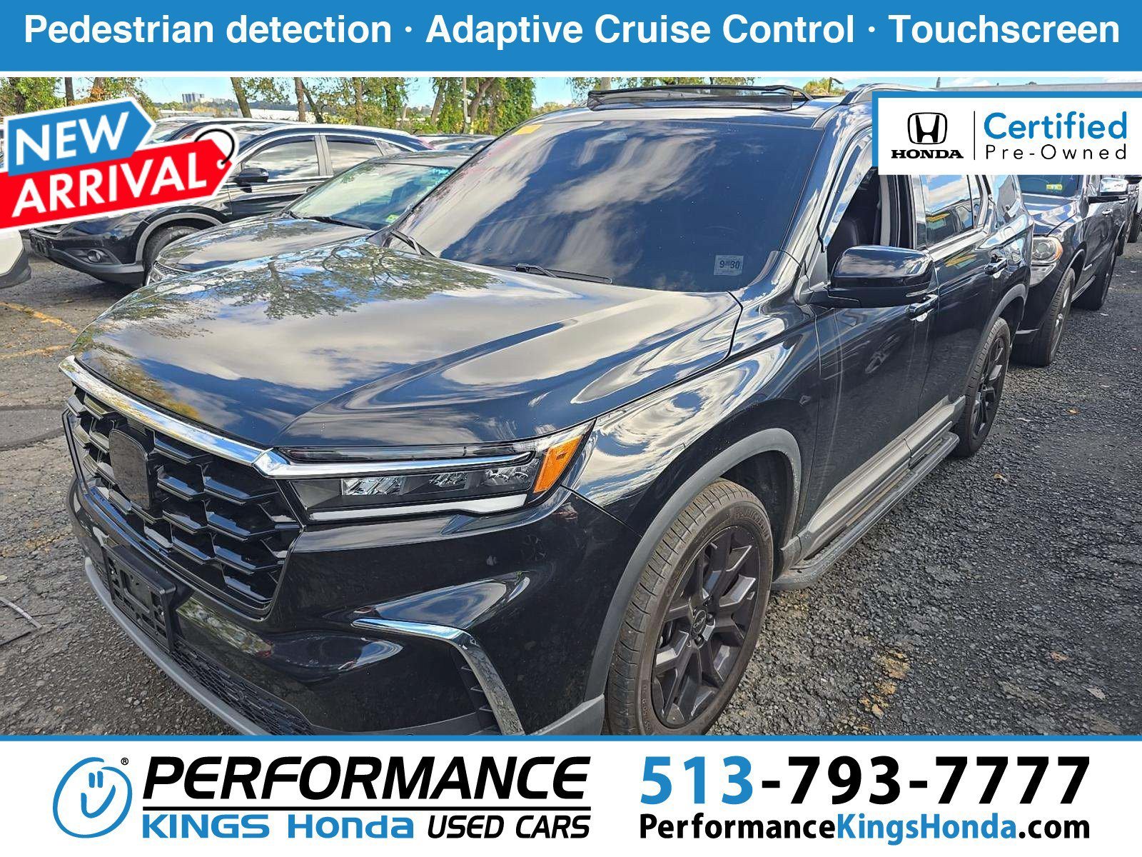 Certified Used 2025 Crystal Black Pearl Honda Touring image 1