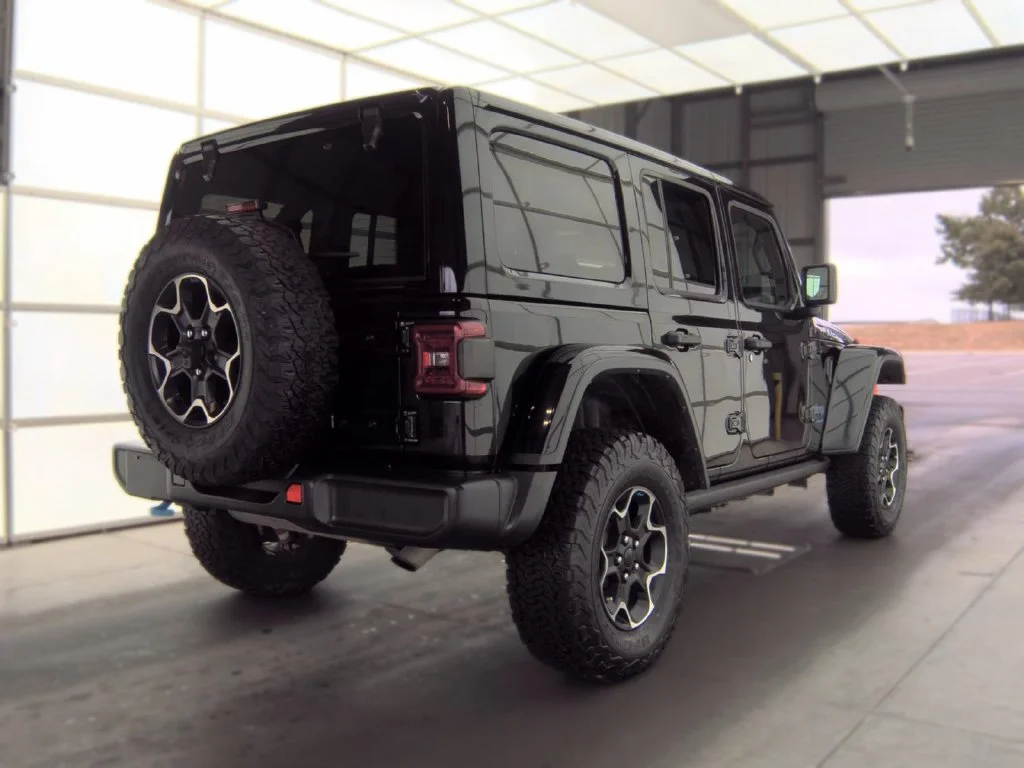 Used 2023 Black Jeep Rubicon 4xe image 2
