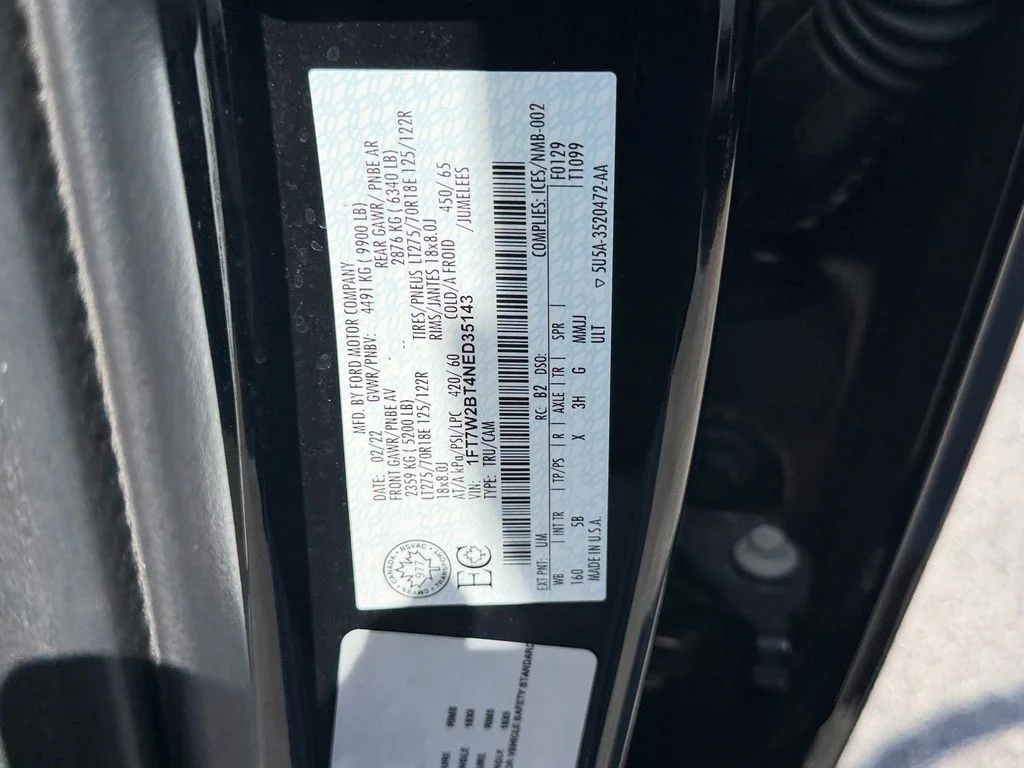 Used 2022 Black Ford Lariat image 21