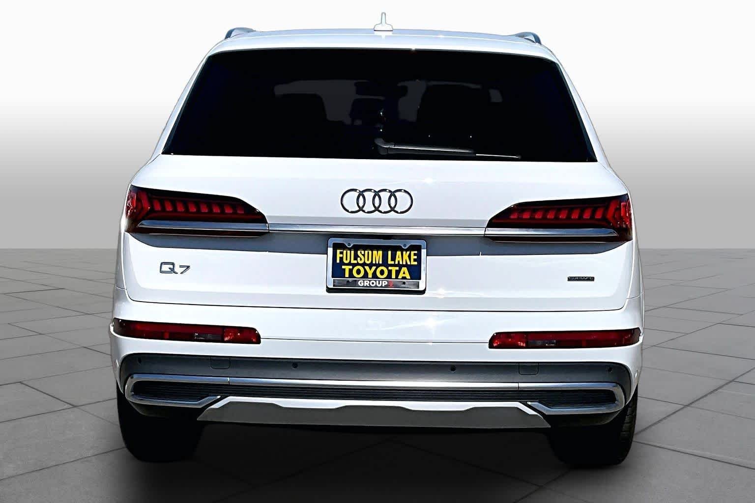 Used 2023 Glacier White Metallic Audi Premium image 4