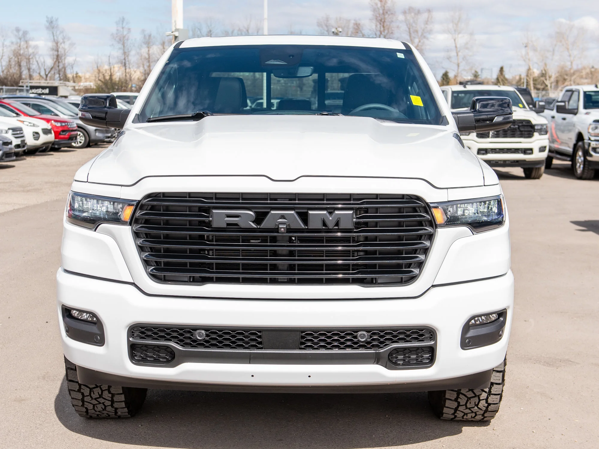 Certified Used 2026 White RAM Sport * Twin-Turbo | Panoramic Sunroof | Apple CarPlay | Lift Kit | Bedliner | 360 Camera | Nav image 9