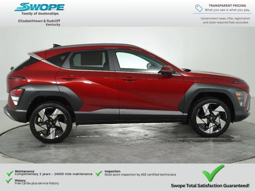 New 2026 Ultimate Red Metallic Hyundai Limited image 2