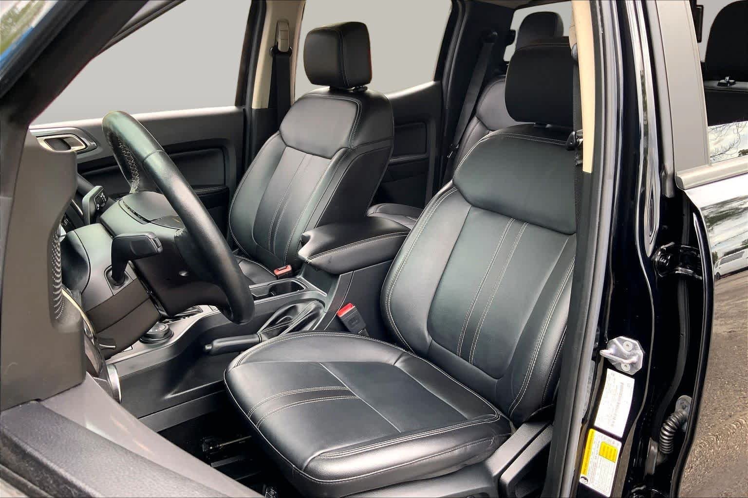 Used 2021 Shadow Black Ford LARIAT image 8