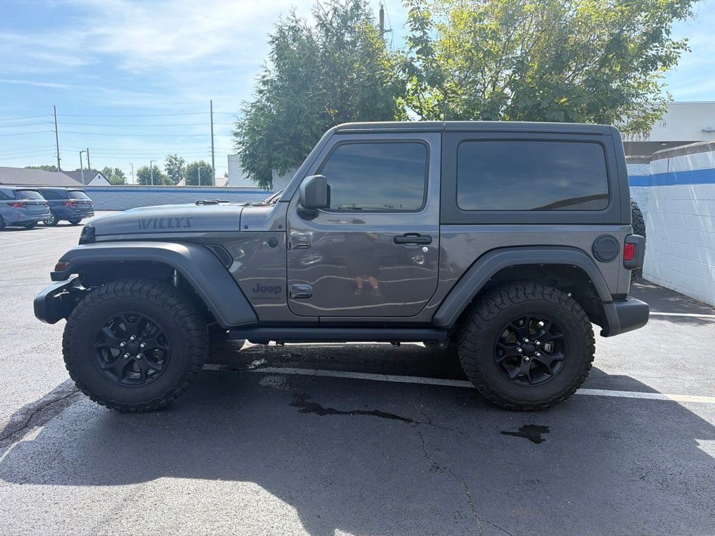 Used 2021 Crystal Metallic Jeep Willys image 2