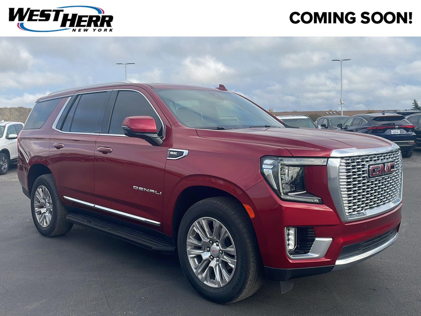 Used 2022 Cayenne Red Tintcoat GMC Denali image 1