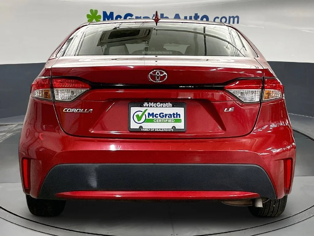 Used 2021 Red Toyota LE image 6