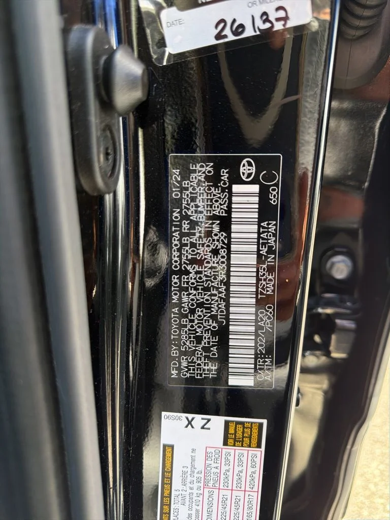 Certified Used 2024 Black Toyota Platinum image 14