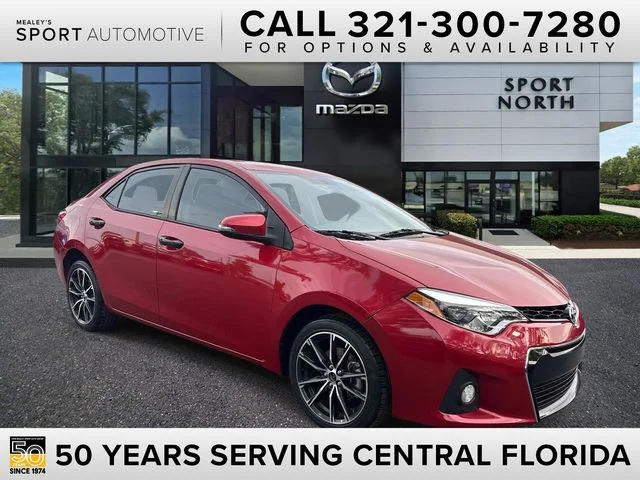 2016 Toyota Corolla S Plus