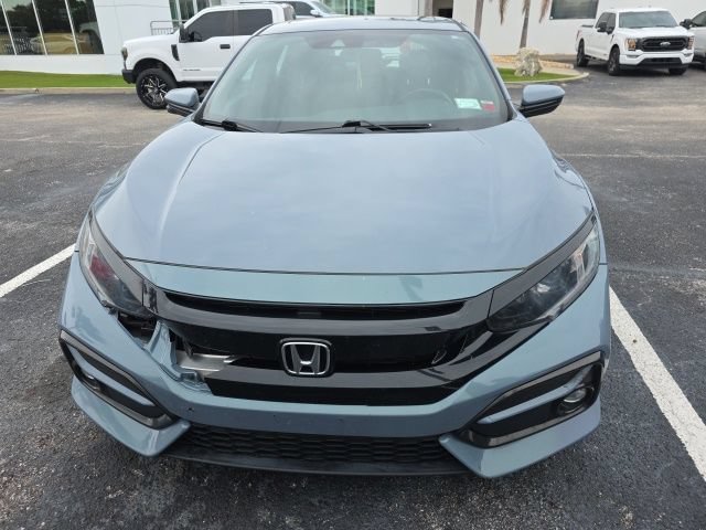 Gray 2020 Honda Civic Hatchback Hatchback Front-Wheel Drive Continuously Variable Transmission