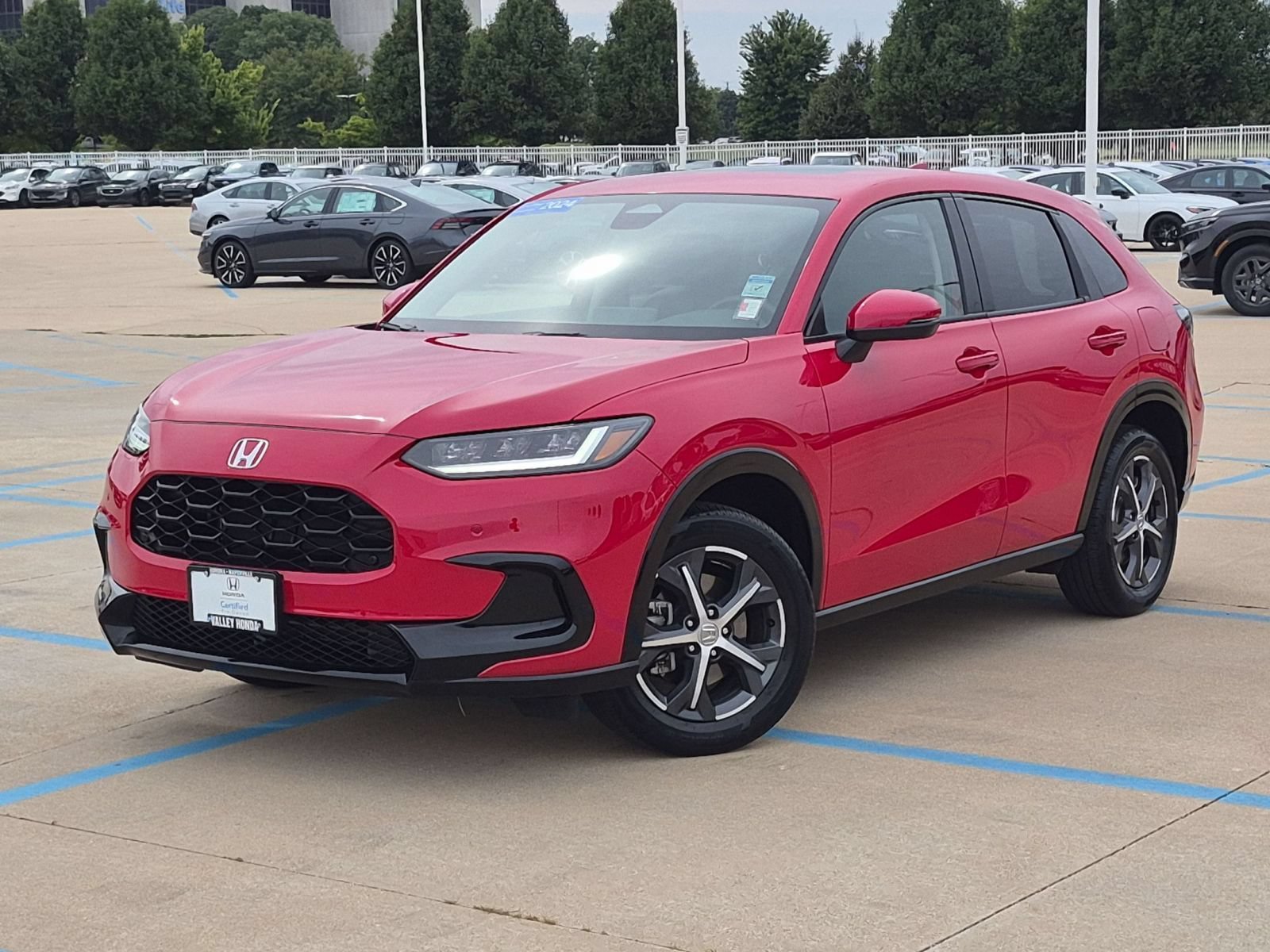Certified Used 2024 Milano Red Honda EX-L AWD image 2