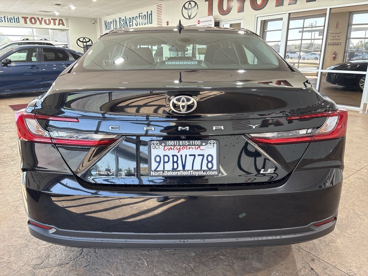 Certified Used 2025 Midnight Black Metallic Toyota LE image 9