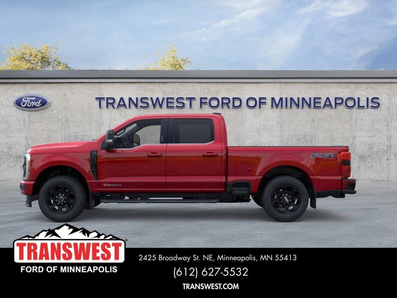 New 2026 Ruby Red Metallic Tinted Clearcoat Ford F-350® Lariat® image 3