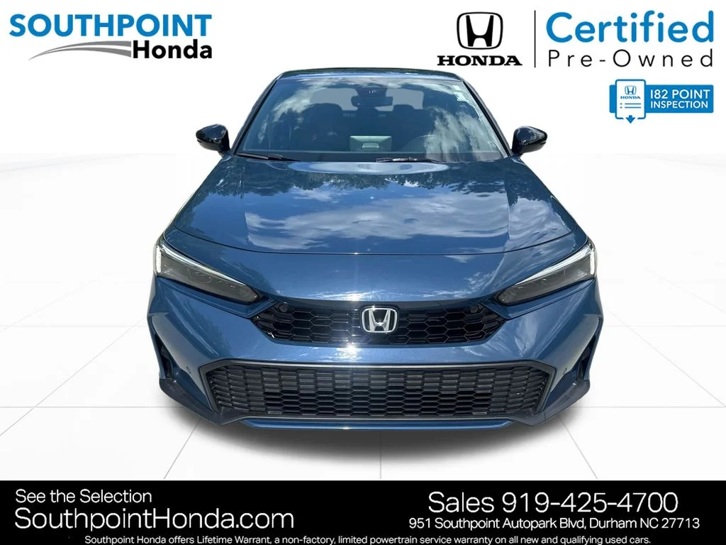 Certified Used 2025 Blue Lagoon Pearl Honda Sport image 2