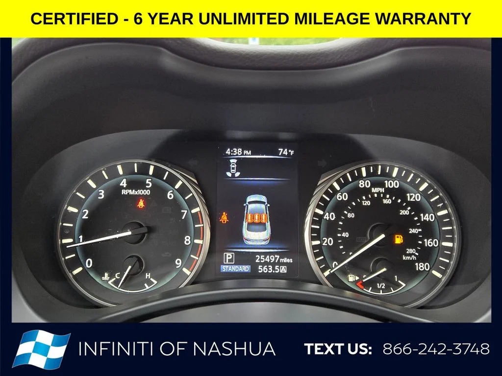 Certified Used 2023 Black INFINITI LUXE image 21