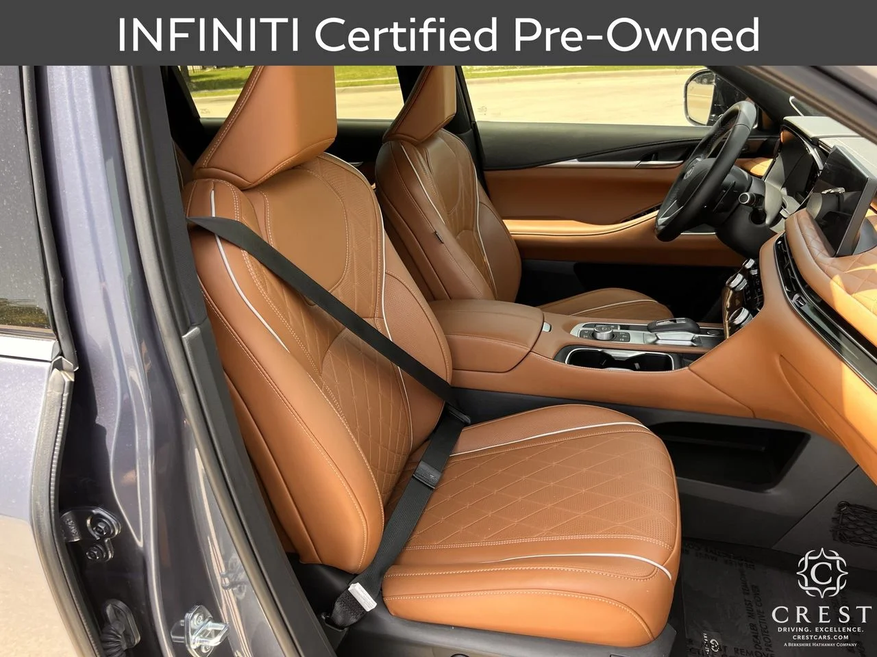 Certified Used 2025 Moonbow Blue Black Obsidian INFINITI AUTOGRAPH image 28