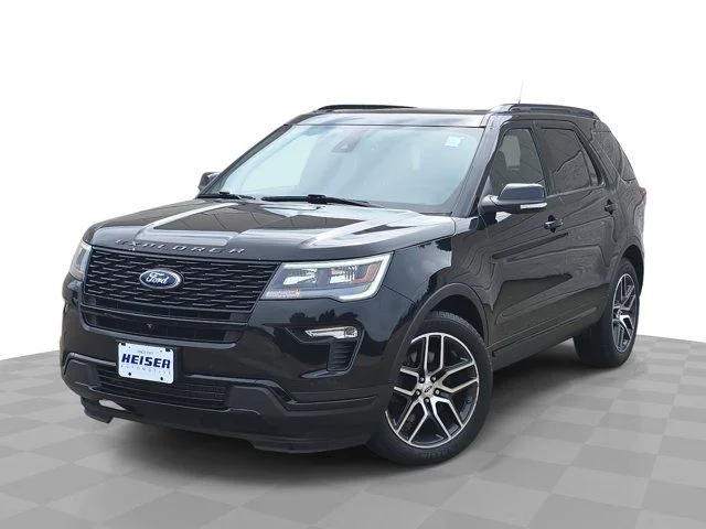Certified Used 2019 Agate Black Metallic Ford Sport image 1