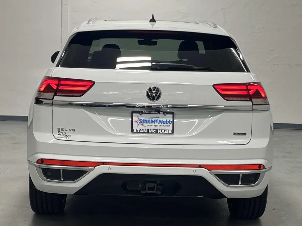 Used 2020 Pure White Volkswagen 3.6L V6 SEL Premium R-Line AWD 1 Owner image 7