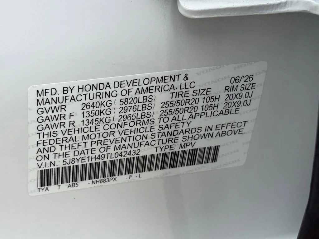 New 2026 Platinum White Pearl Acura Technology Package image 28