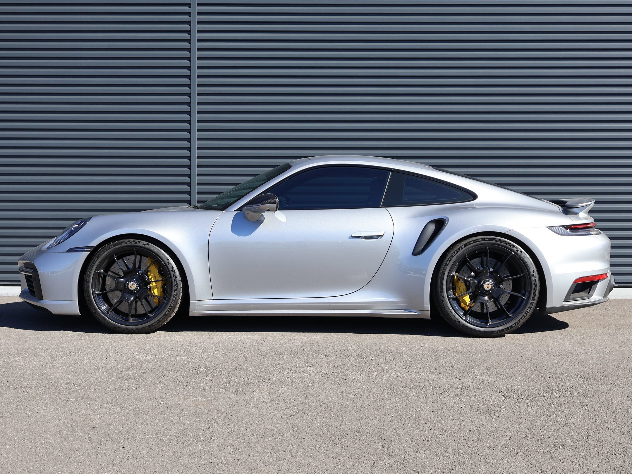 Used 2021 GT Silver Metallic Porsche Turbo S image 2