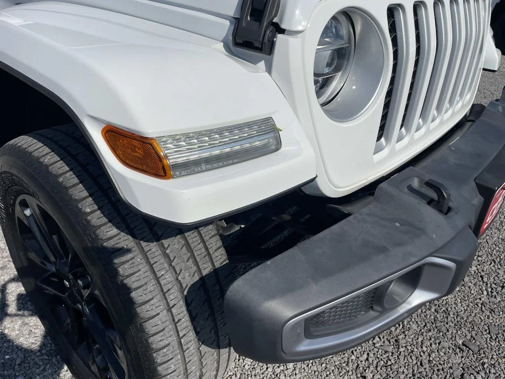Used 2021 White Jeep Unlimited Sahara 4xe image 35