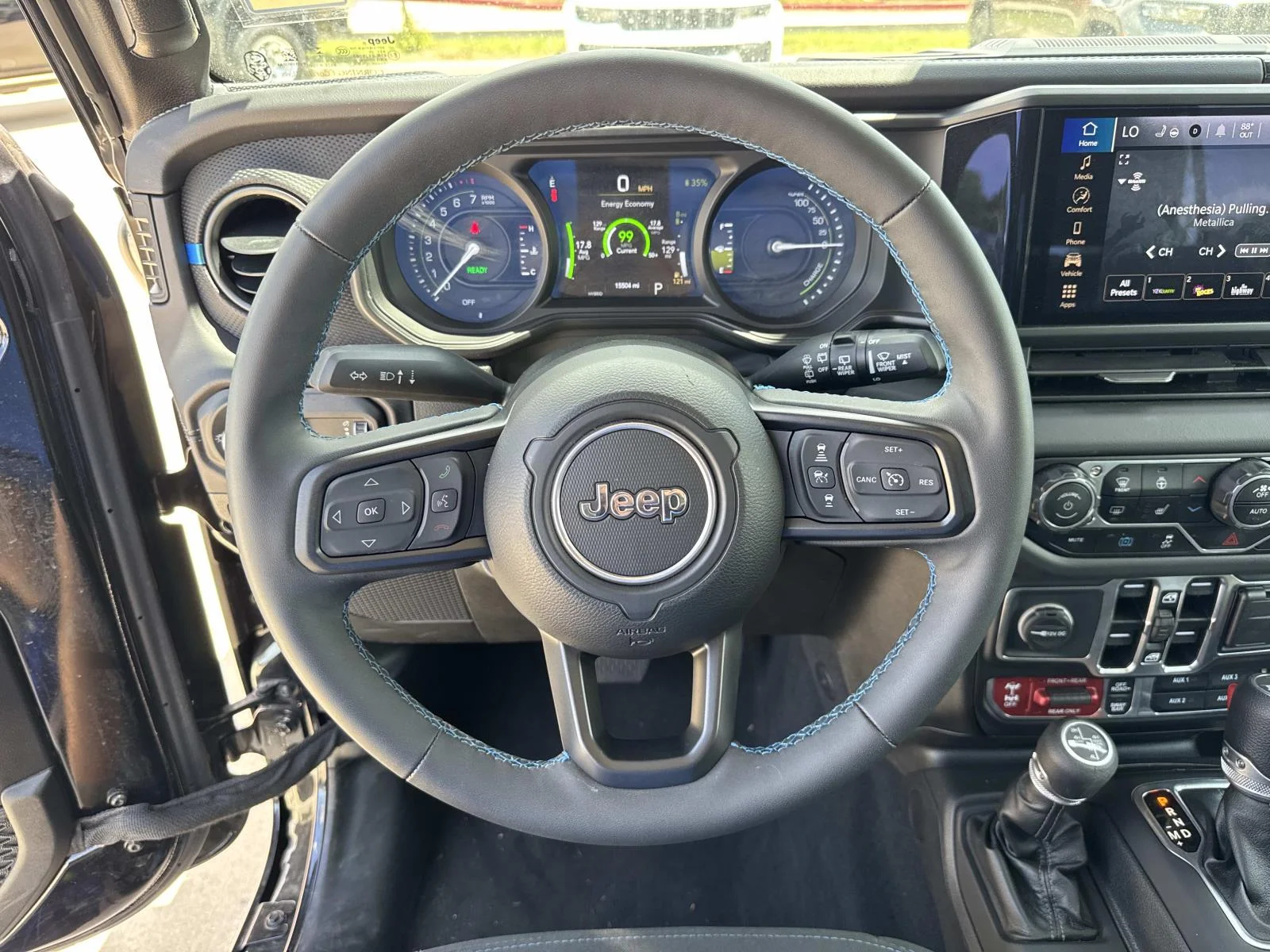 Used 2025 Black Clearcoat Jeep Rubicon 4x4 image 21