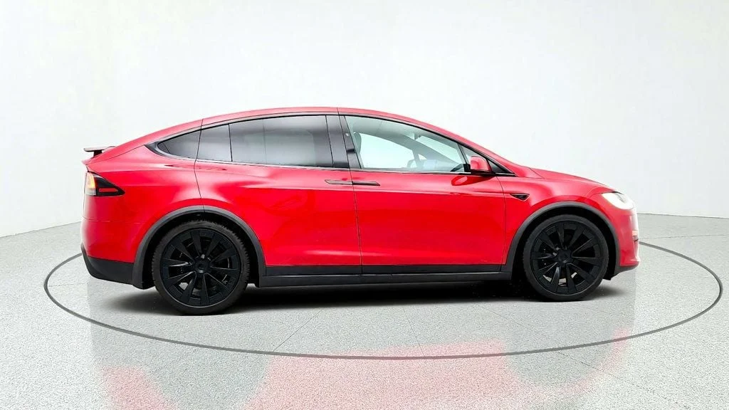 Used 2023 Red Multi-Coat Tesla AWD image 4