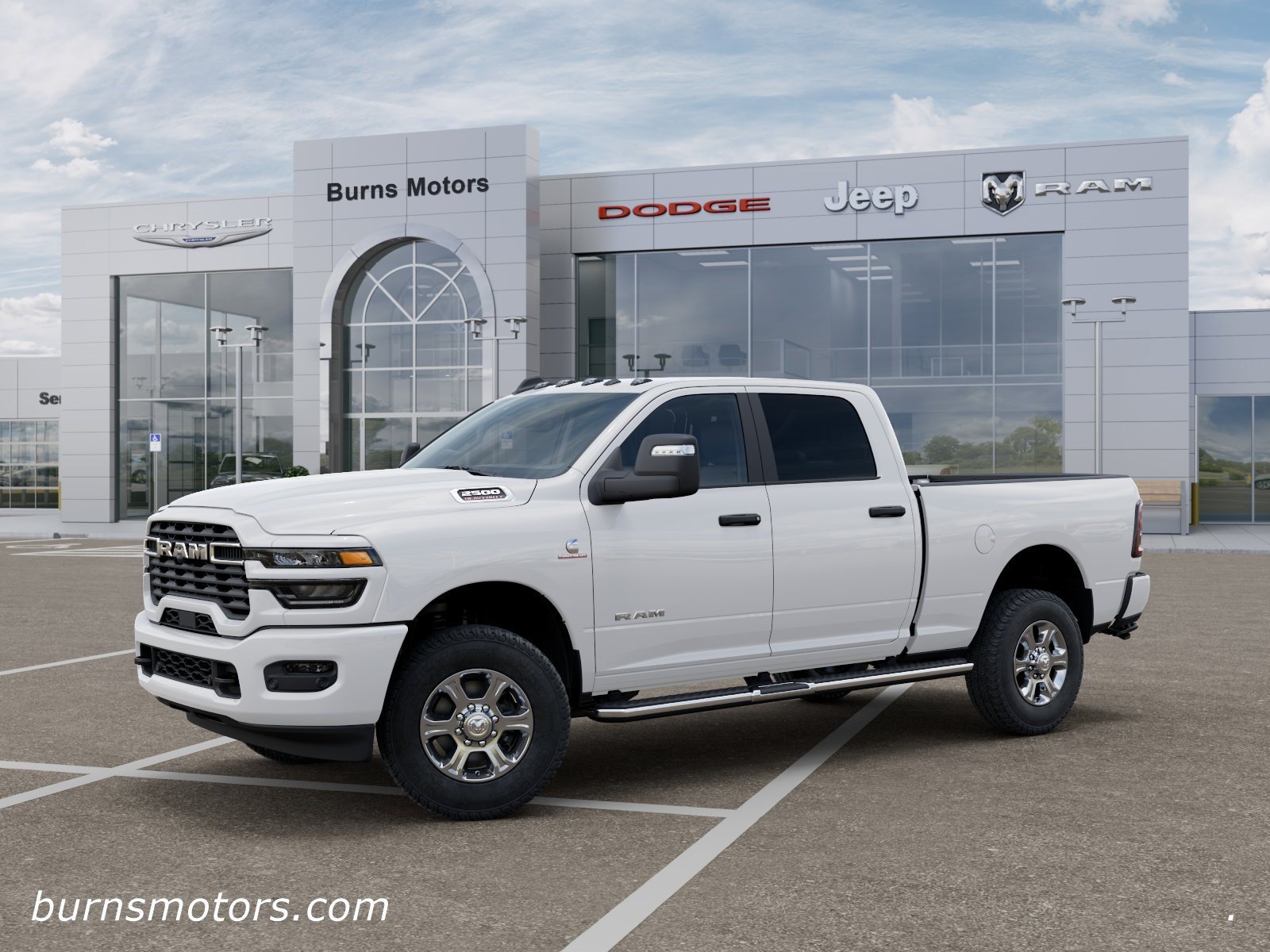 New 2026 Bright White Clear-Coat Exterior Paint RAM Lone Star image 2