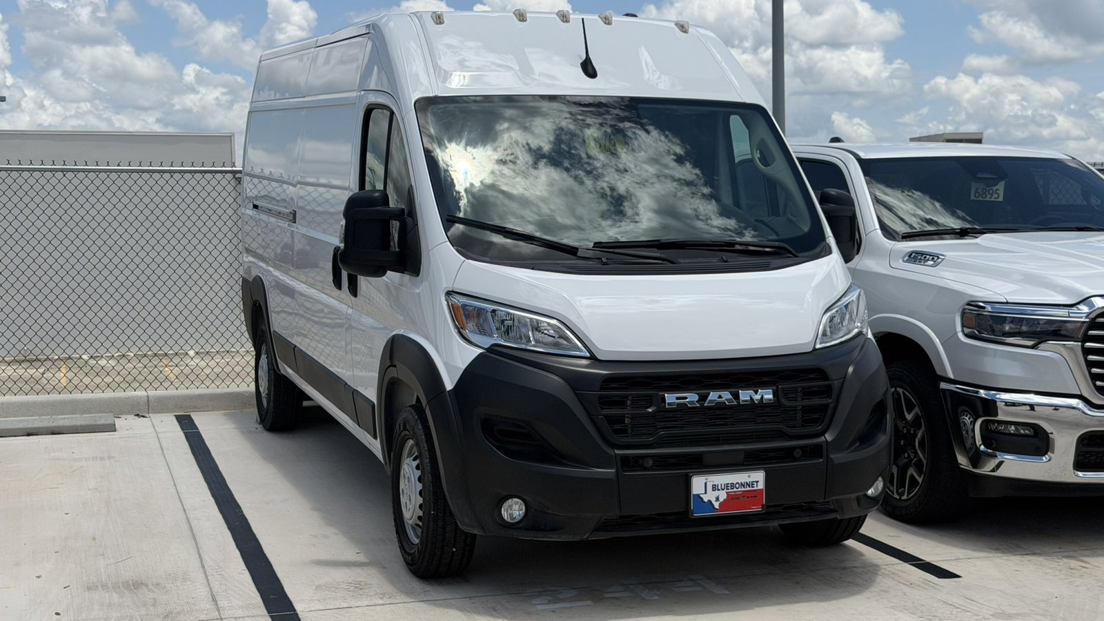 Used 2025 Bright White Clearcoat Ram Tradesman image 3