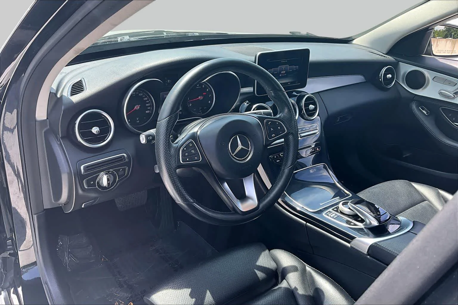 Used 2015 Obsidian Black Metallic Mercedes-Benz C 300 image 34
