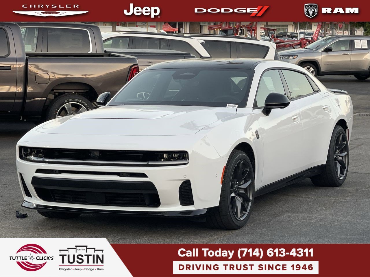 New 2026 White Knuckle Exterior Paint Dodge Scat Pack Plus image 3