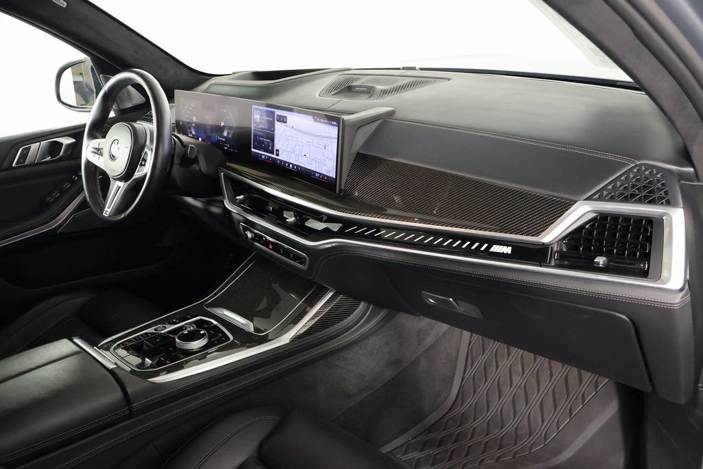 Used 2024 Frozen Pure Grey Metallic BMW M60i image 9