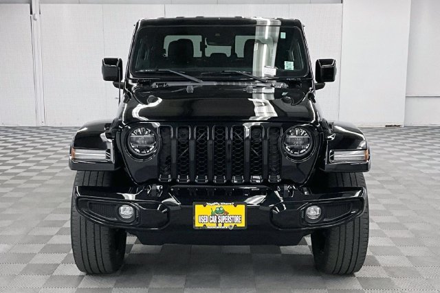 Used 2021 Black Clearcoat Jeep High Altitude image 4
