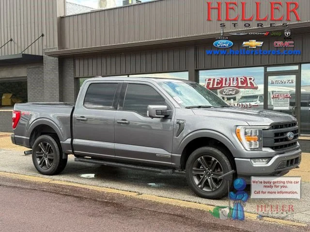 Used 2021 Carbonized Gray Metallic Ford LARIAT image 1