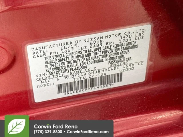 Used 2015 Red Brick Nissan S Plus image 29