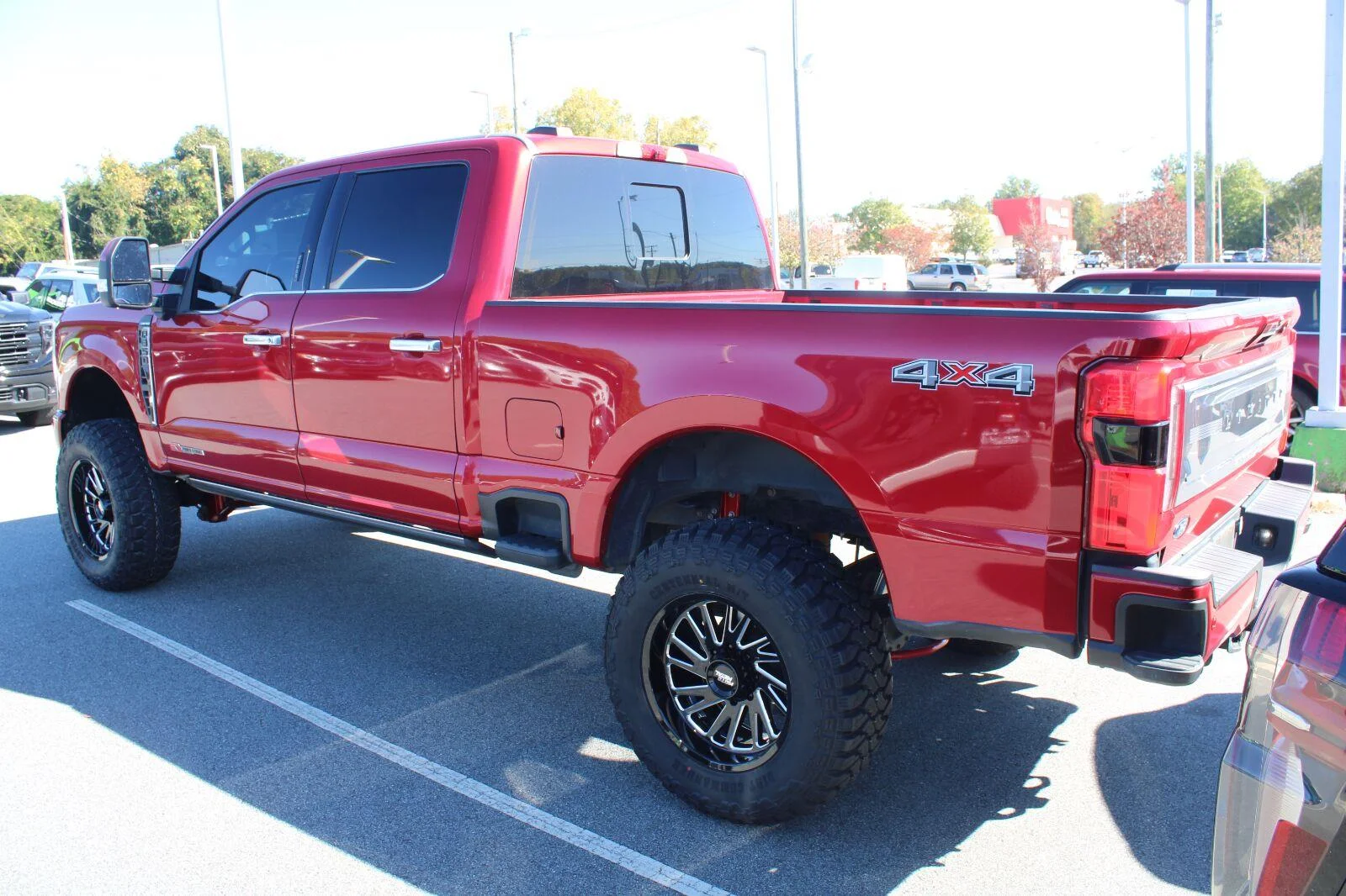 Used 2023 Rapid Red Metallic Tinted Clearcoat Ford Limited image 7