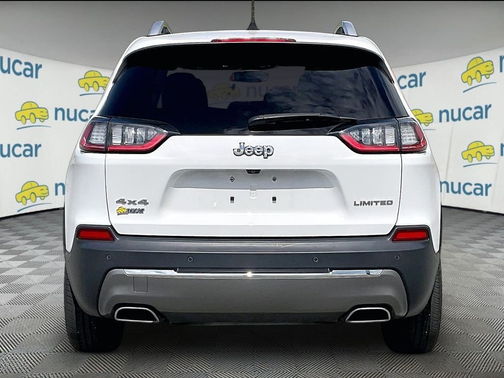 Used 2019 Bright White Clearcoat Jeep Limited image 5