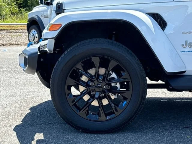 Used 2023 Bright White Clearcoat Jeep Sahara 4xe image 7