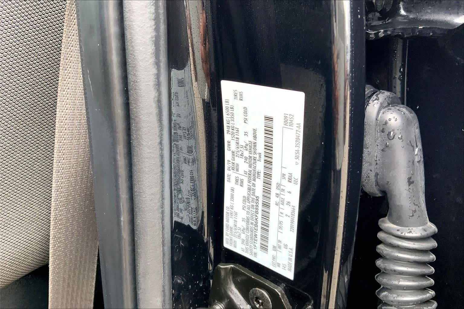 Used 2019 Agate Black Ford XLT image 36
