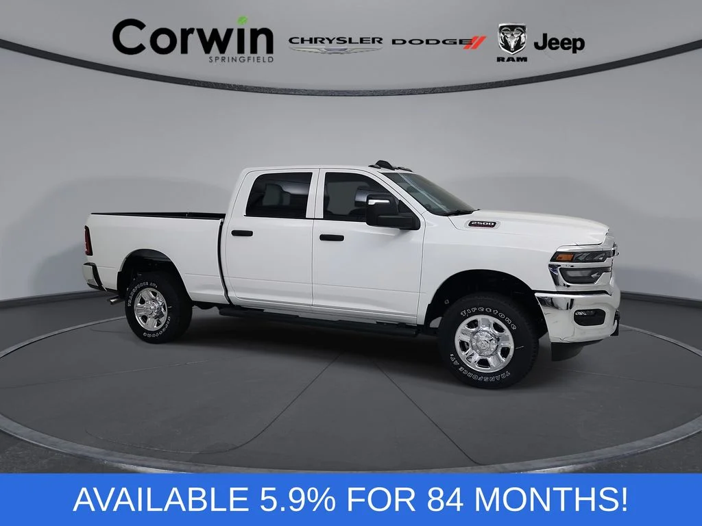 New 2026 Bright White Clear-Coat Exterior Paint RAM Tradesman image 1