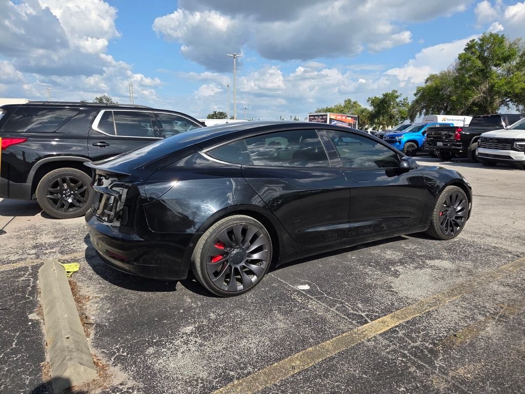 Used 2022 Black Tesla Performance image 5