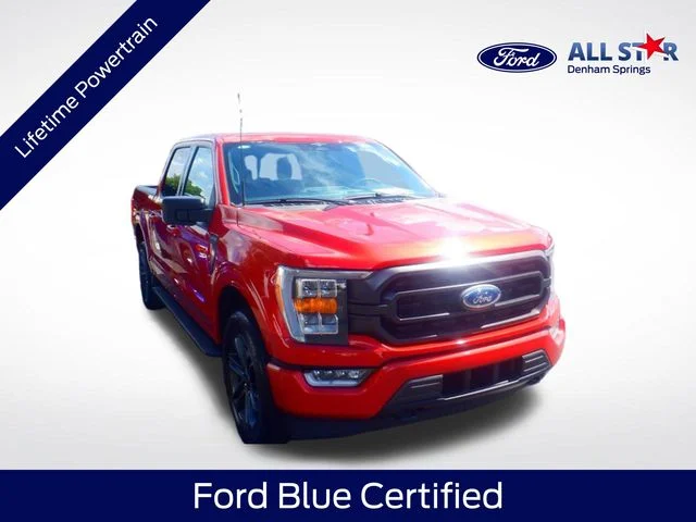 Certified Used 2023 Red Ford XLT image 1